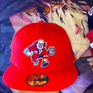 New era 76ers fitted hat